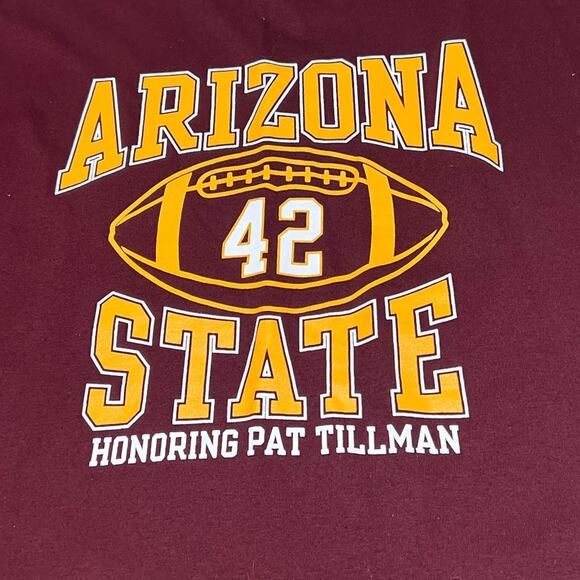 Champion Brand Pat Tillman Football ASU NFL Shirt Size XL HONOR INTEGRITY RARE - Picture 3 of 5
